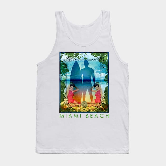 Miami Beach Shirt Tank Top by TheLaundryLady